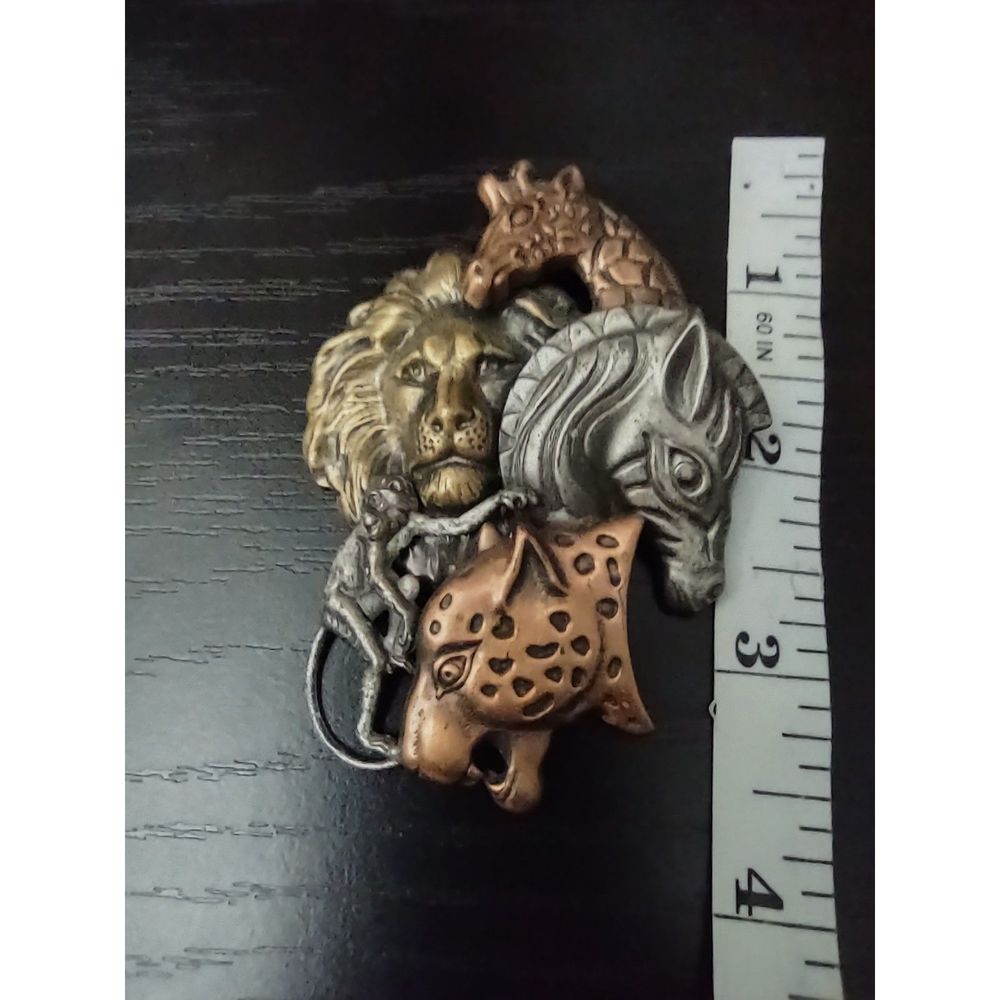 Safari Animal Multi Color Large Pin - Picture 9 of 9